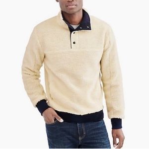 Mens J. Crew Sherpa pullover